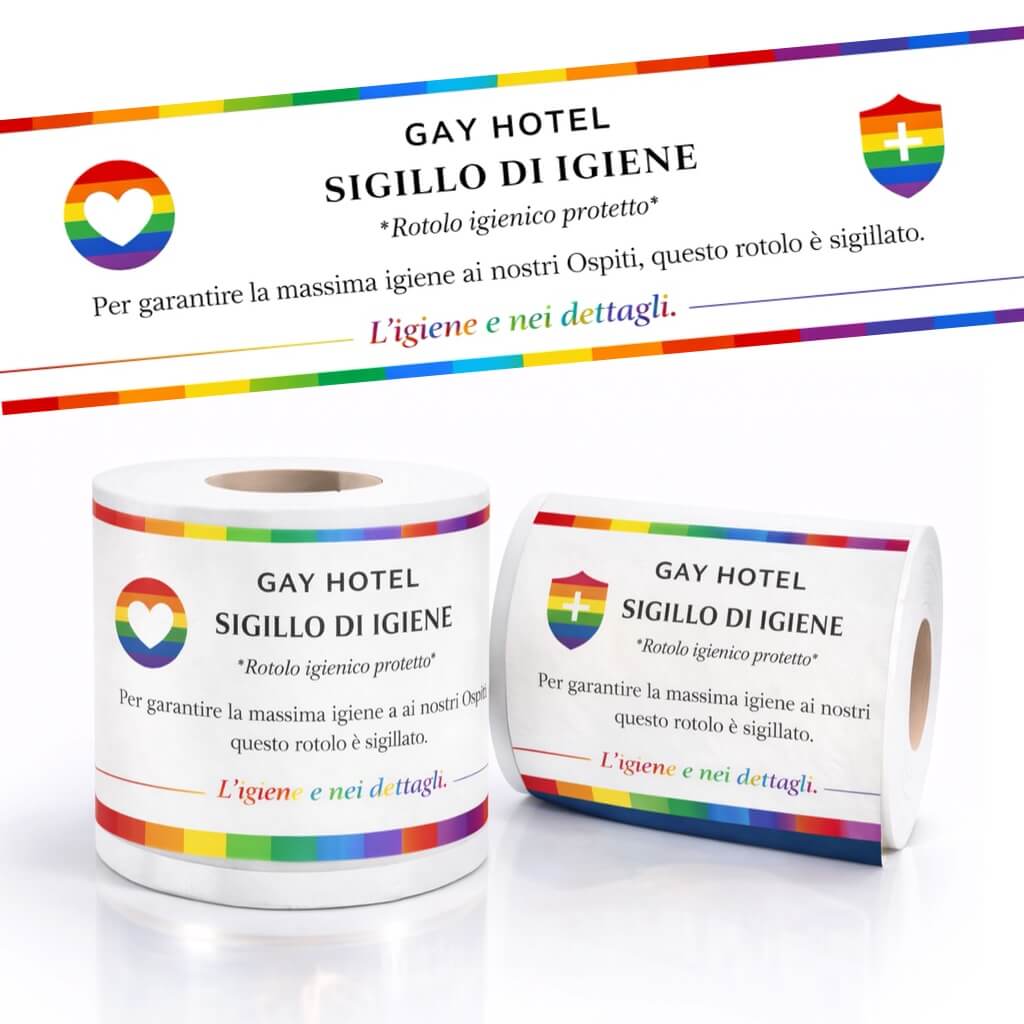 Carta Igienica Fascettata Gay Hotel 48 rotoli